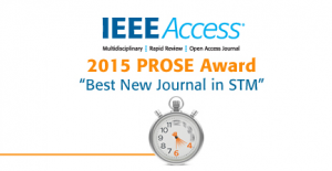 2015 PROSE Award: "Best New Journal in STM"